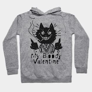 valentine and the bad cat Hoodie